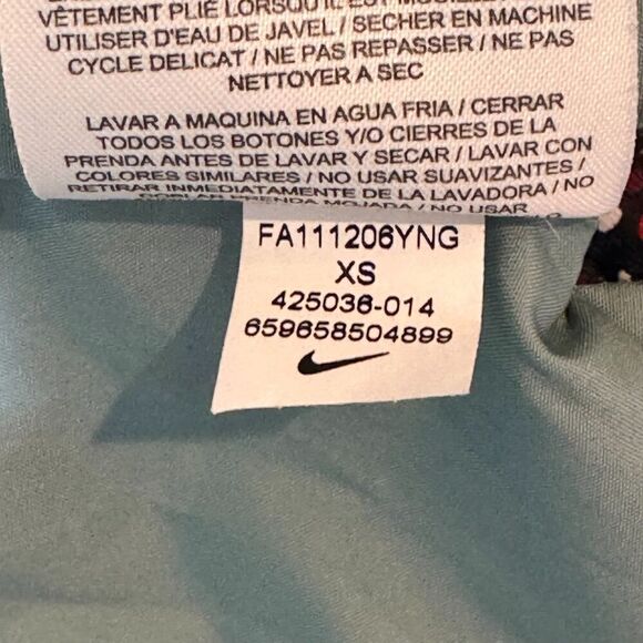 Nike Womens Puffer Vest Size XS Floral Ski 6.0 - Picture 10 of 10